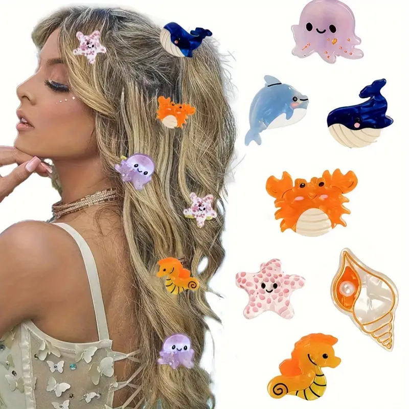 Marine Aquarium Decorations - Barrettes et pinces à cheveux INS