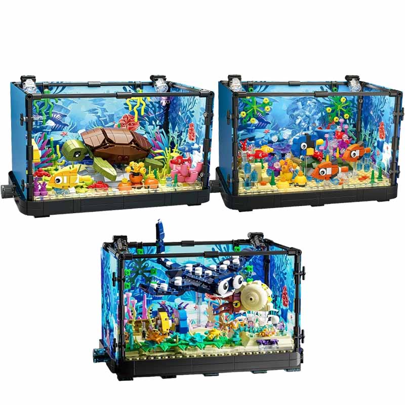 Aquarium Marine Fish - Ensemble de blocs de construction pour