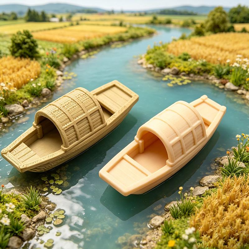 Marine Aquarium Decorations - Modèle de bateau miniature flottant de