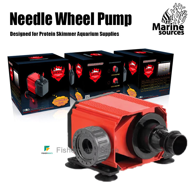 Marine Aquarium Protein Skimmer - Pompe à roue à aiguilles Red