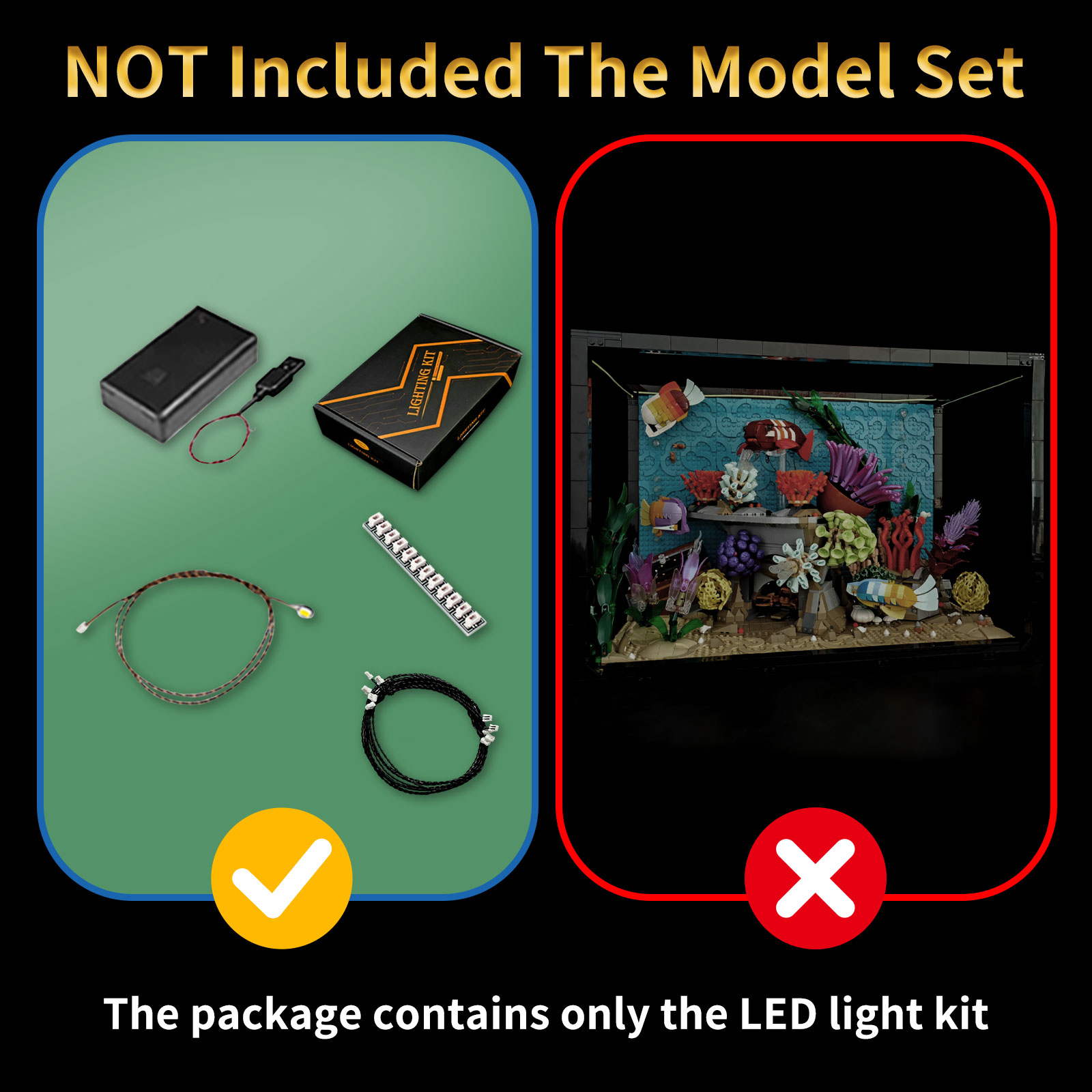 LYBMTWF Kit d'éclairage LED Co - Aquarium Marine Light avis et prix