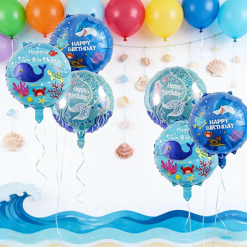 Ensemble de 6 ballons sur le t - Marine Aquarium Decorations avis et prix