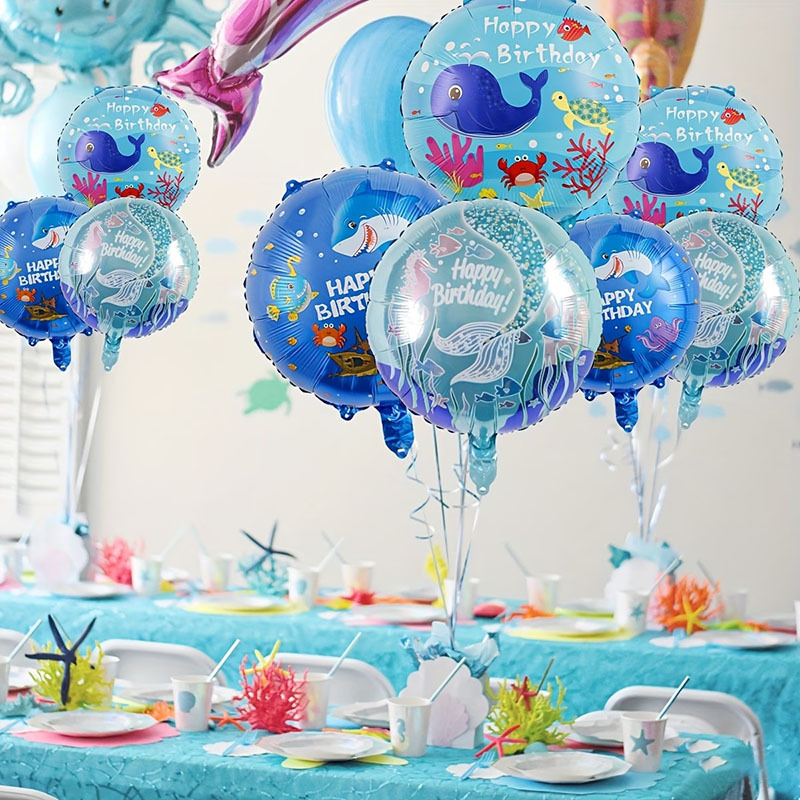 Ensemble de 6 ballons sur le t - Marine Aquarium Decorations avis et prix