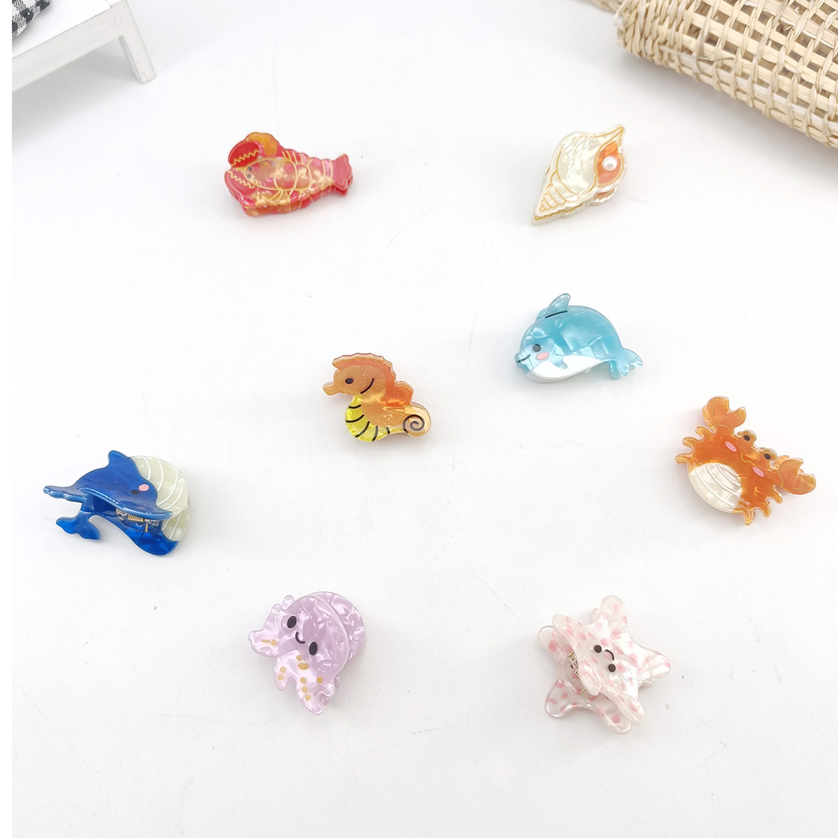 Pinces à cheveux en acétate po - Marine Aquarium Decorations avis et prix