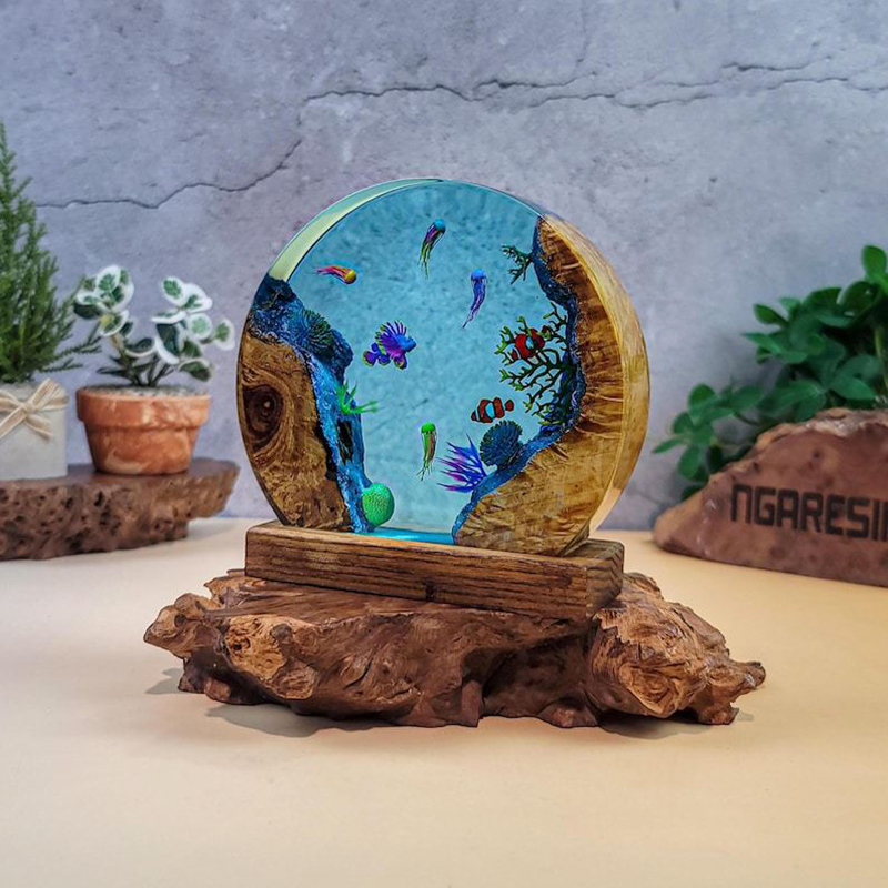 Lampe de table en résine sur l - Aquarium & Marine Museum avis et prix