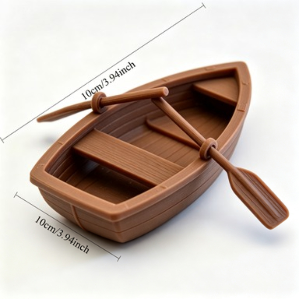 Mini bateau à double rames en  - Marine Aquarium Decorations avis et prix