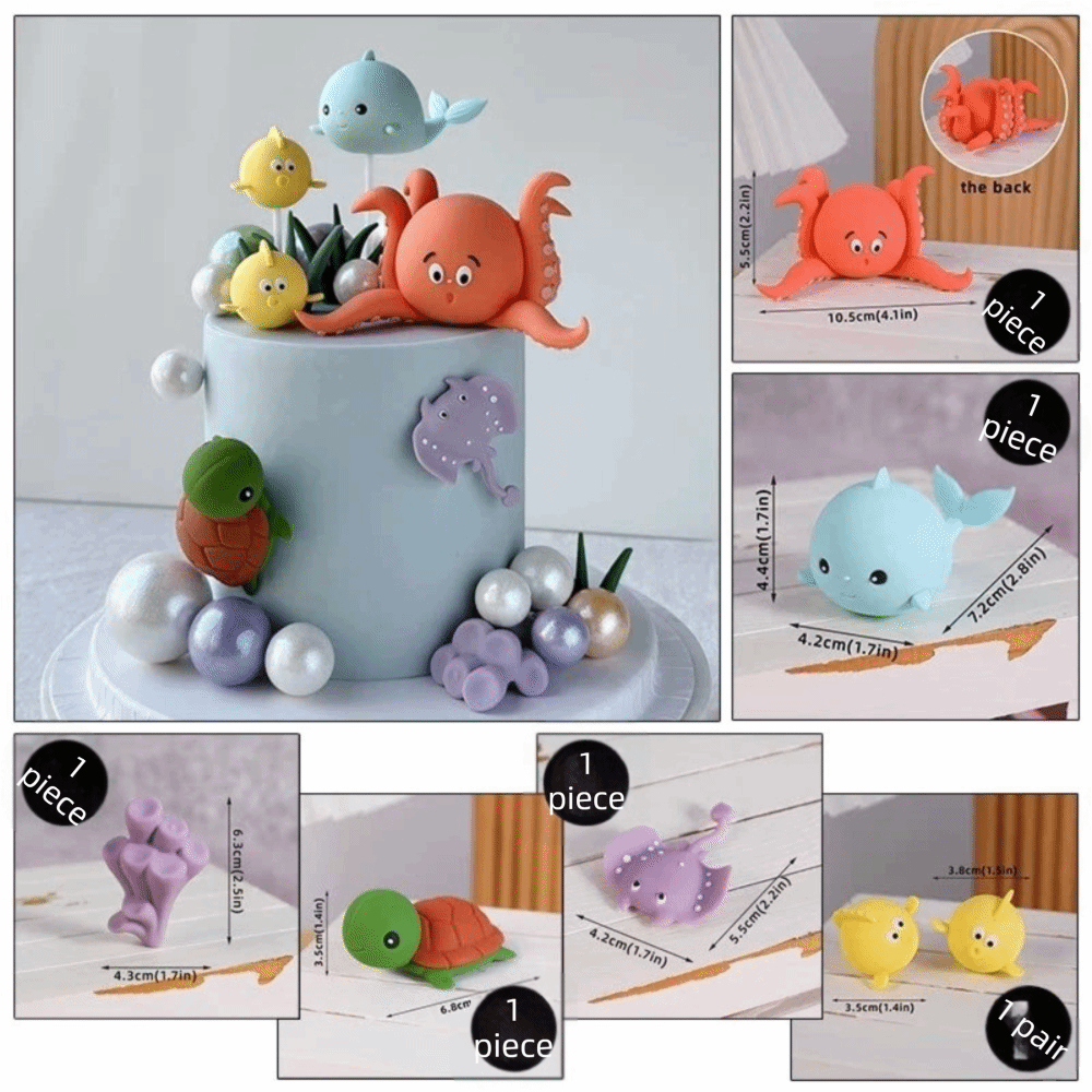 Décoration de gâteau créative  - Marine Aquarium Decorations avis et prix