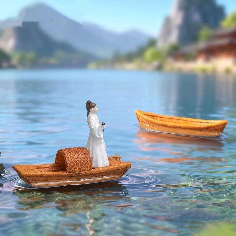 Modèle de bateau miniature flo - Marine Aquarium Decorations avis et prix