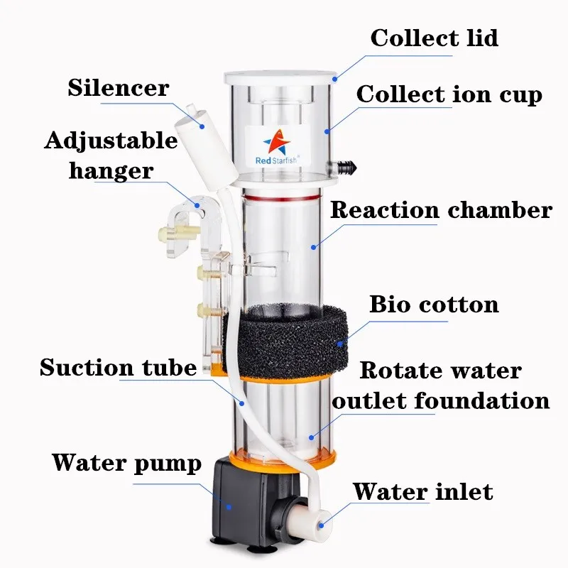 Écumoire de protéines Red Star - Marine Aquarium Protein Skimmer avis et prix