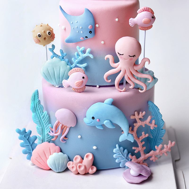 Décorations de gâteau en forme - Marine Aquarium Decorations avis et prix