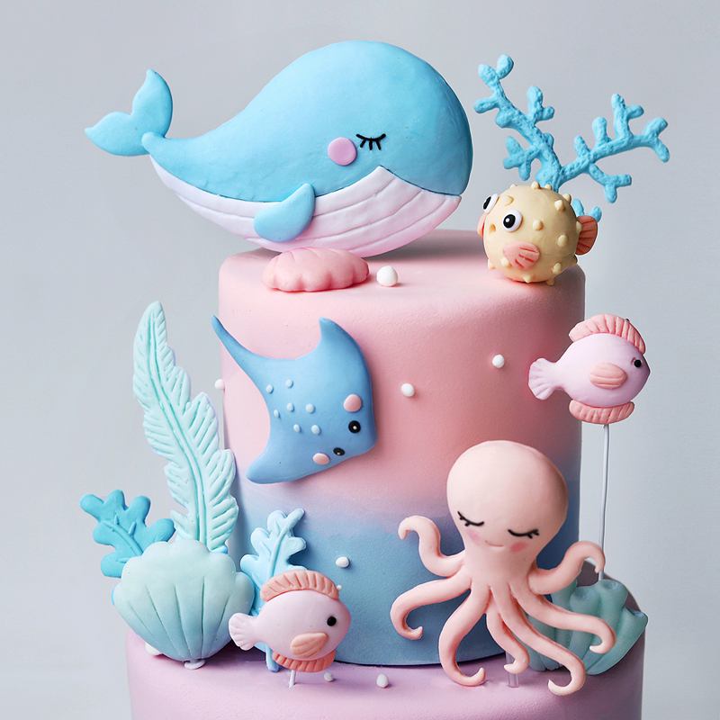 Décorations de gâteau en forme - Marine Aquarium Decorations avis et prix