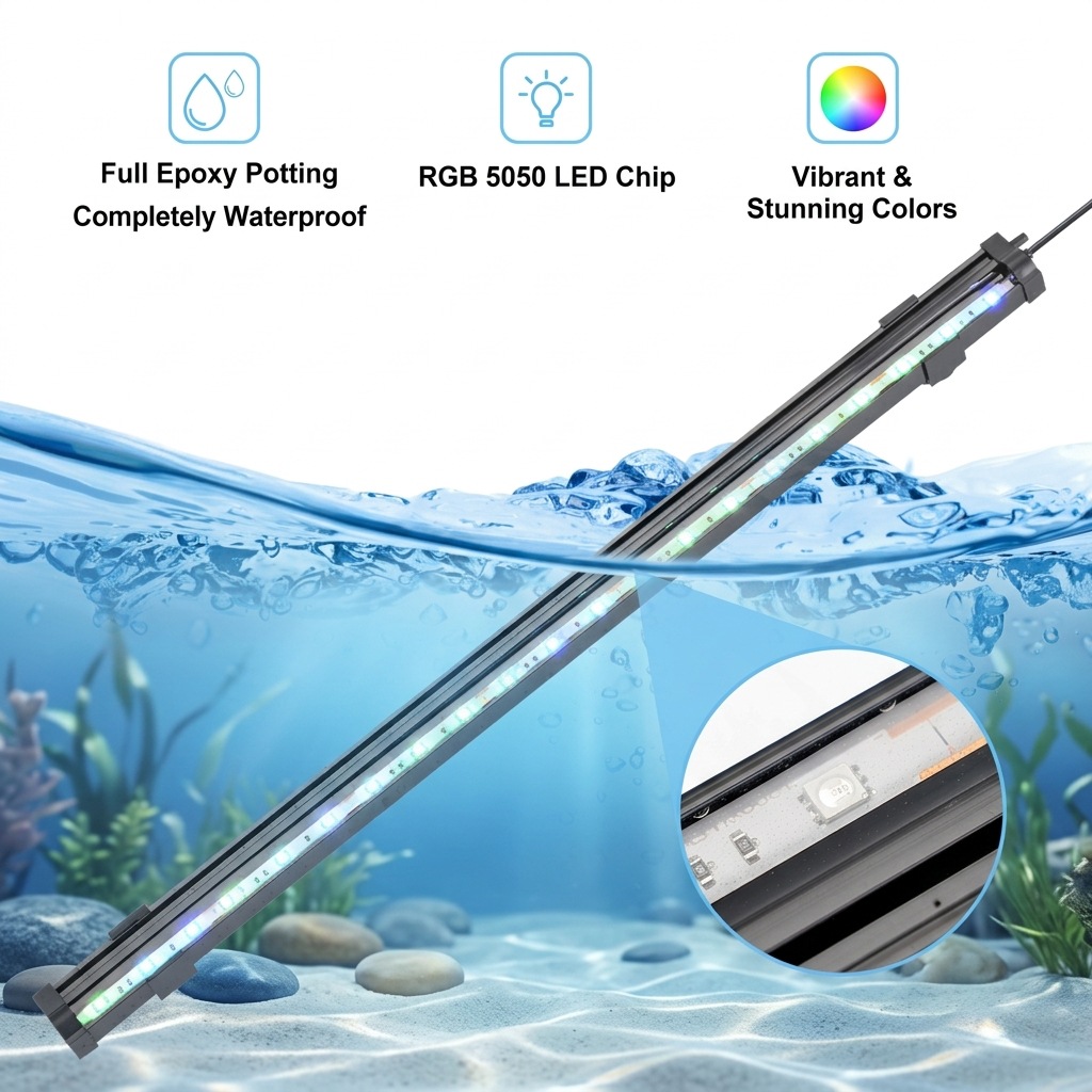 Lampe LED USB pour aquarium, d - Aquarium Marine Light avis et prix